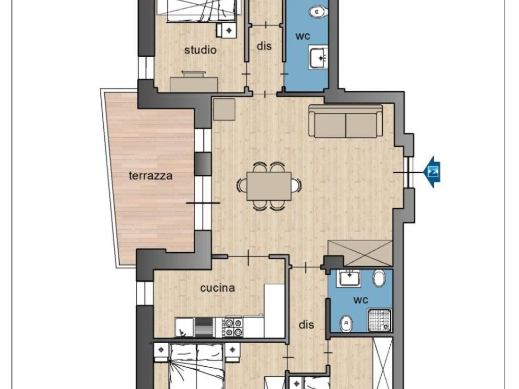 appartamento in vendita a Giulianova