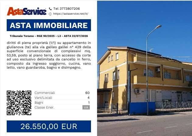 appartamento in vendita a Giulianova