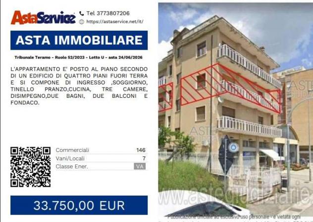 appartamento in vendita a Montorio al Vomano