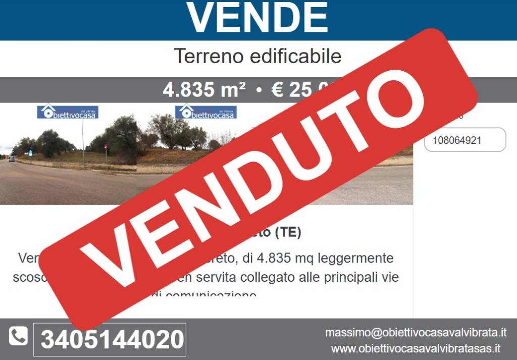 terreno edificabile in vendita a Nereto