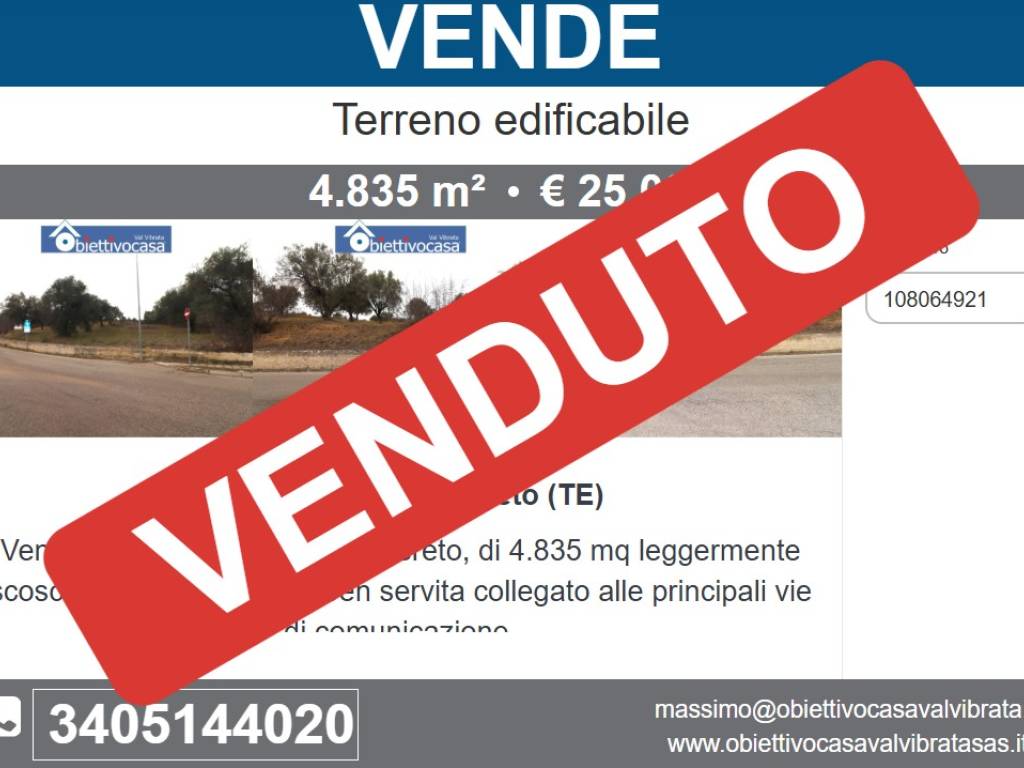 terreno edificabile in vendita a Nereto