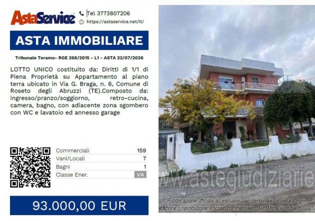 appartamento in vendita a Roseto degli Abruzzi