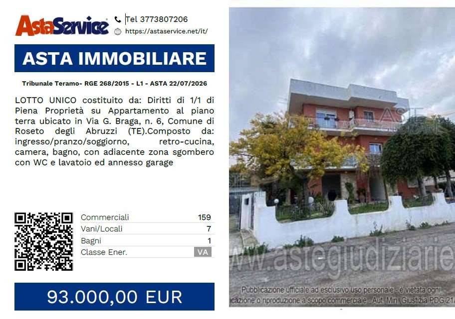 appartamento in vendita a Roseto degli Abruzzi