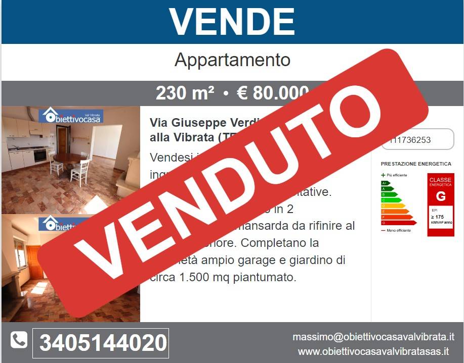 appartamento in vendita a Sant'Egidio alla Vibrata