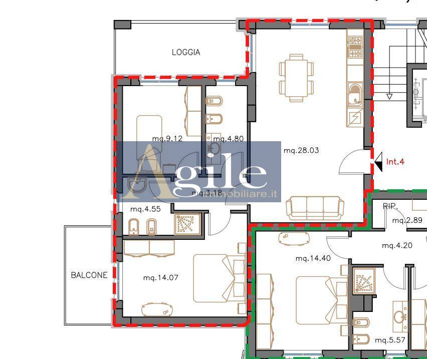 appartamento in vendita a Sant'Egidio alla Vibrata