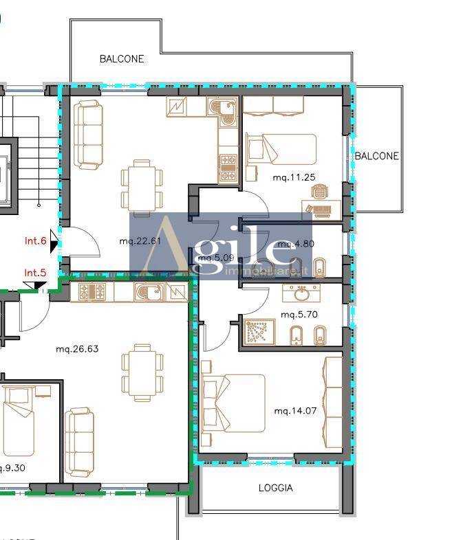 appartamento in vendita a Sant'Egidio alla Vibrata