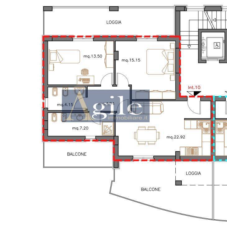 appartamento in vendita a Sant'Egidio alla Vibrata