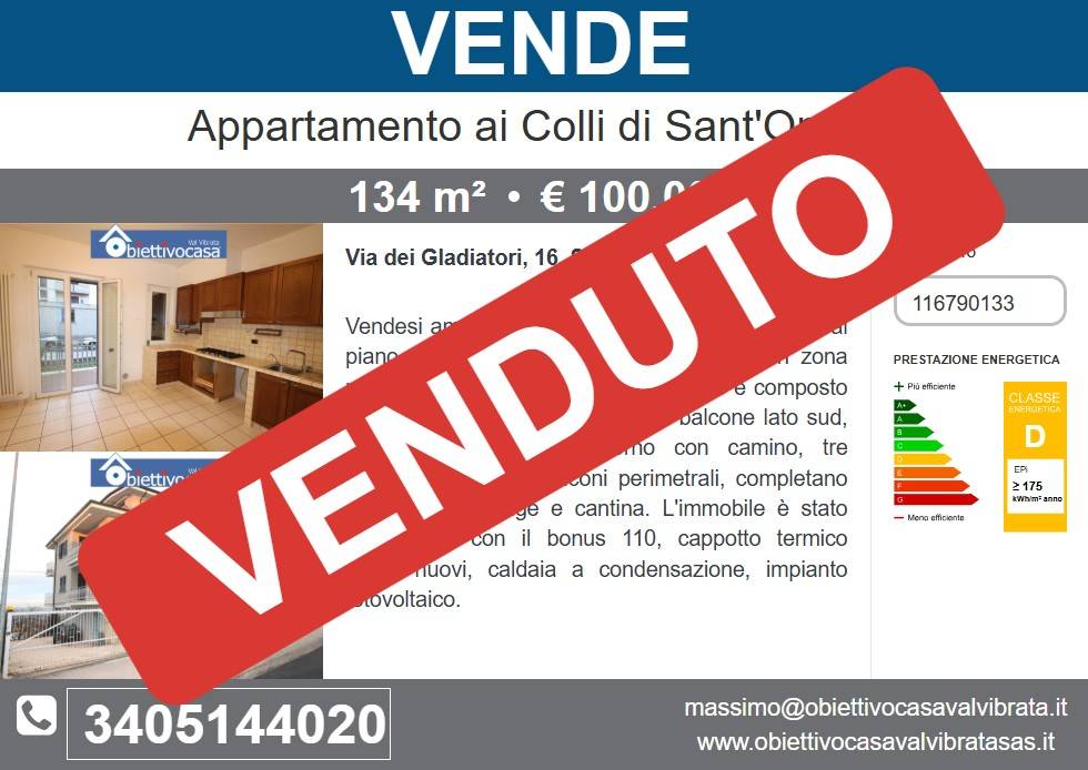 appartamento in vendita a Sant'Omero