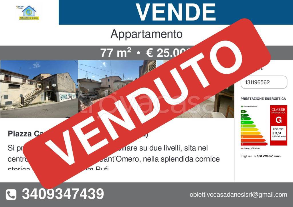 appartamento in vendita a Sant'Omero in zona Garrufo