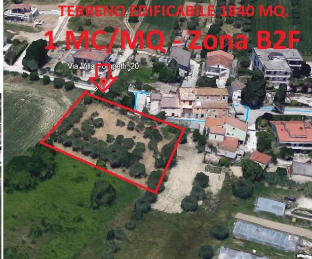 terreno edificabile in vendita a Teramo in zona San Nicolò a Tordino
