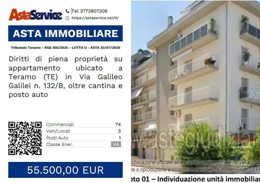appartamento in vendita a Teramo