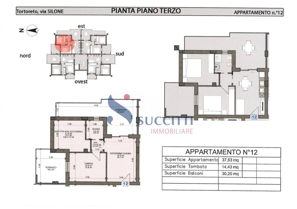 appartamento in vendita a Tortoreto