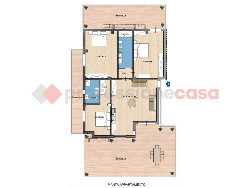 appartamento in vendita a Tortoreto