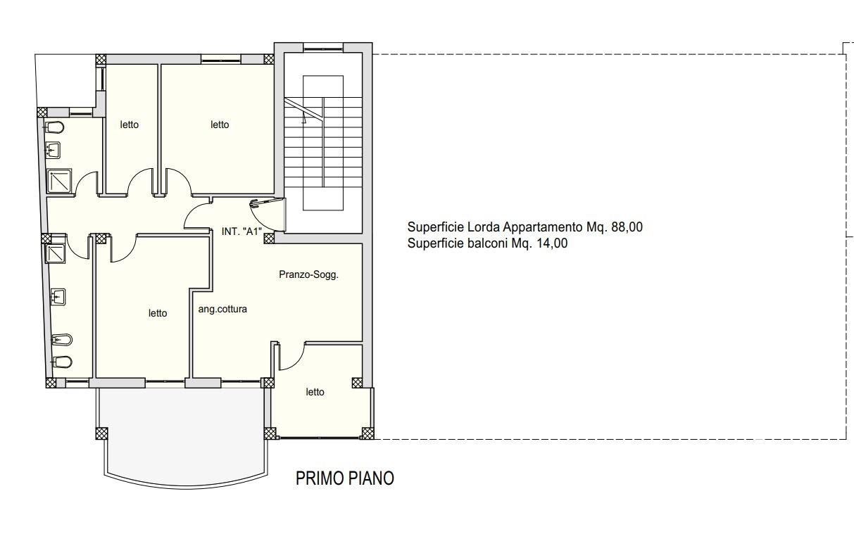 appartamento in vendita a Tortoreto