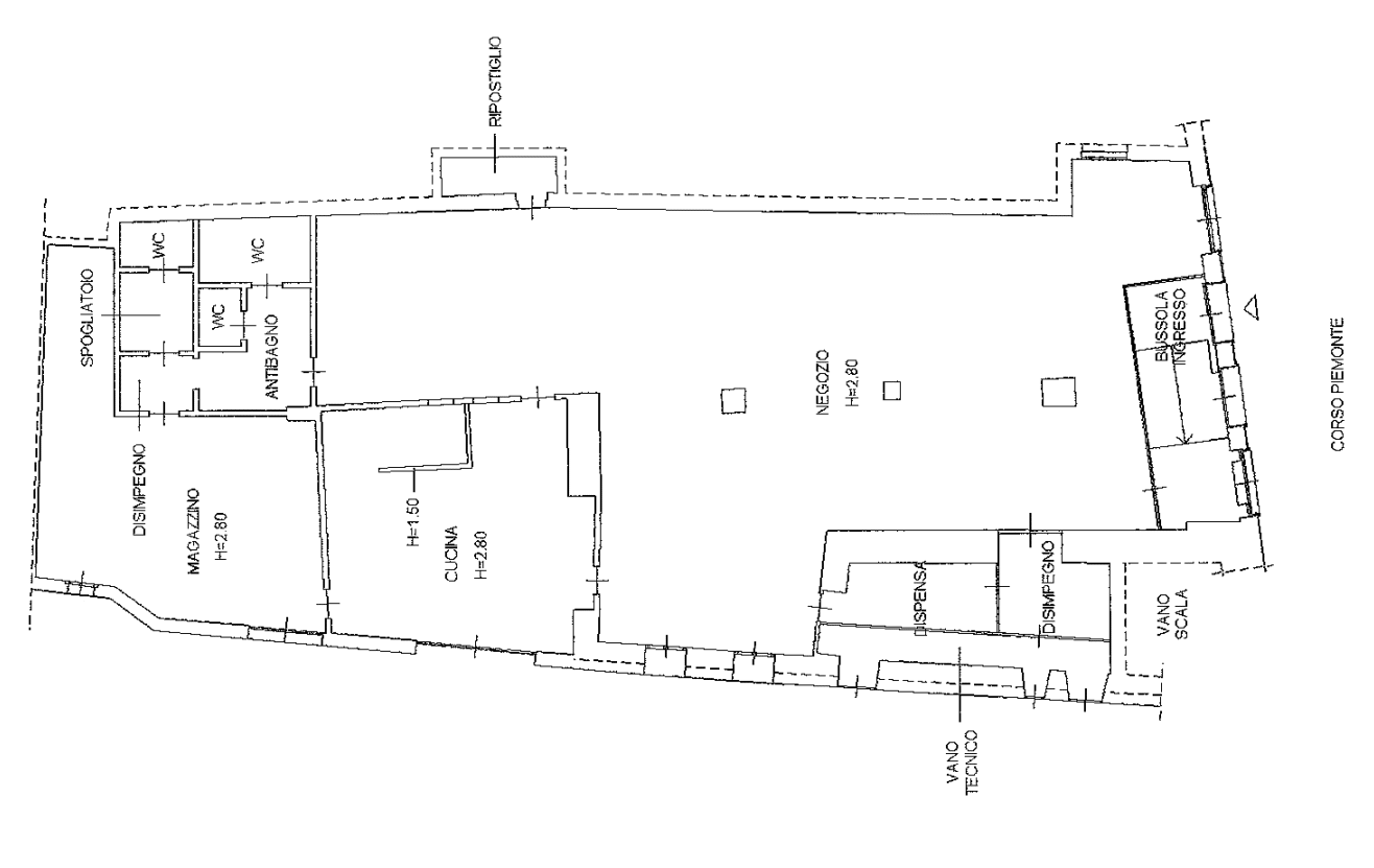 locale commerciale in vendita a Saluzzo