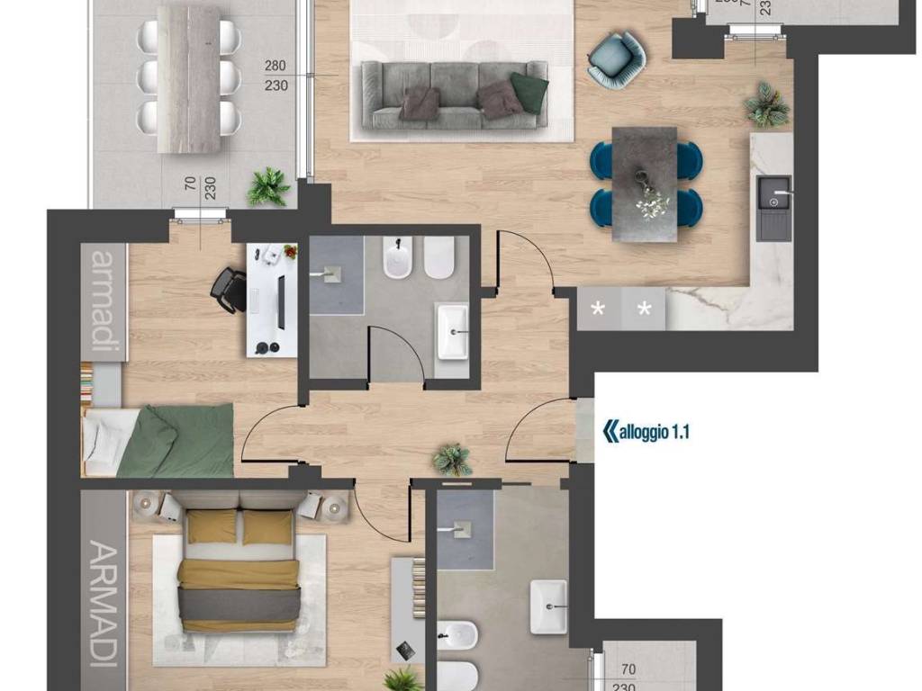 appartamento in vendita a Savigliano