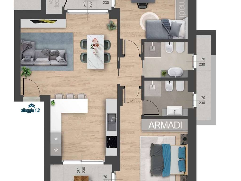 appartamento in vendita a Savigliano