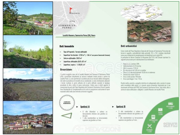 terreno agricolo in vendita a Sommariva Perno in zona Villa