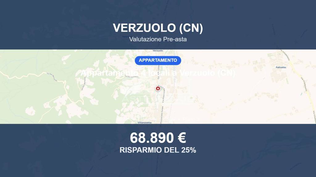 appartamento in vendita a Verzuolo in zona Villanovetta
