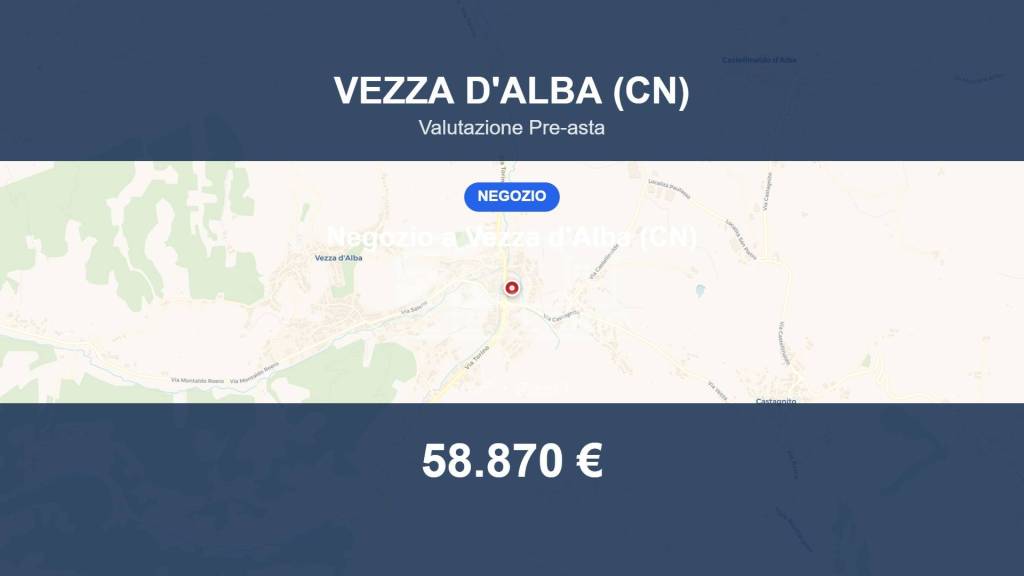 negozio in vendita a Vezza d'Alba in zona Riassolo