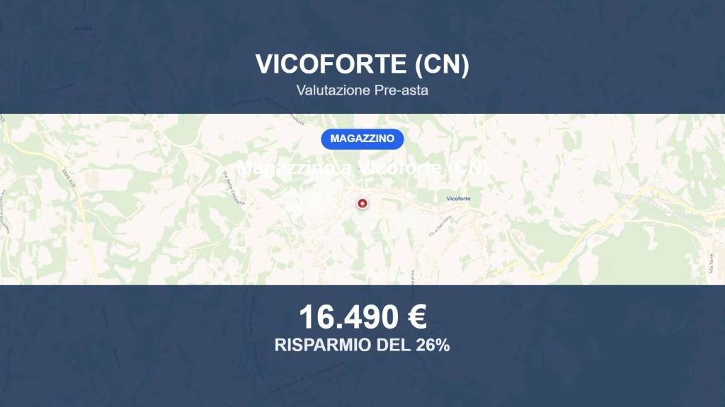 locale commerciale in vendita a Vicoforte in zona Fiamenga