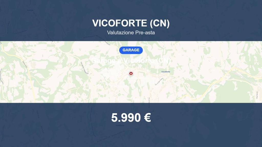 terreno edificabile in vendita a Vicoforte in zona Fiamenga