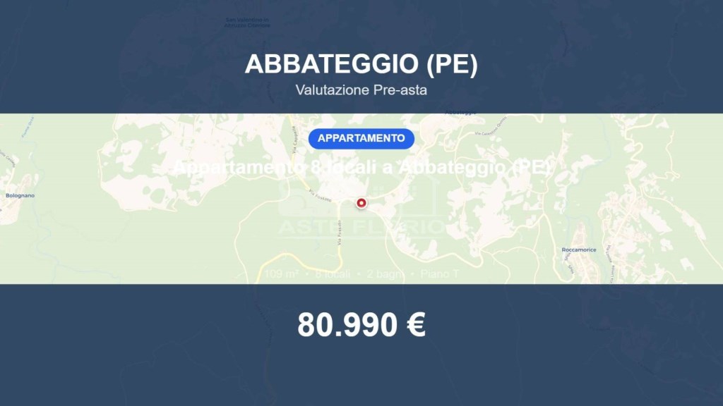 appartamento in vendita ad Abbateggio