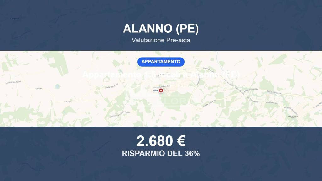 appartamento in vendita ad Alanno in zona Case