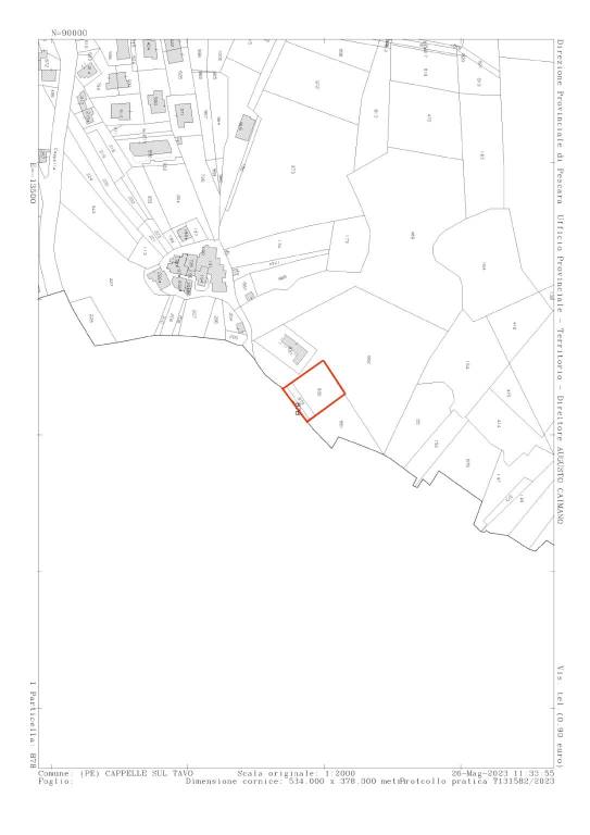 terreno agricolo in vendita a Cappelle sul Tavo