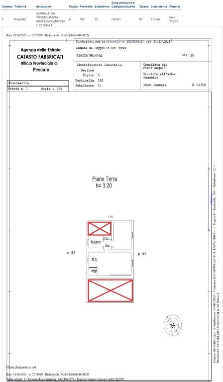 appartamento in vendita a Cappelle sul Tavo
