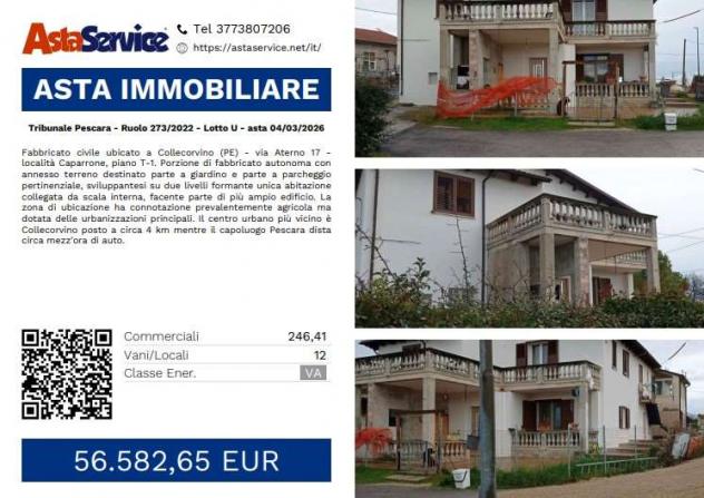 appartamento in vendita a Collecorvino in zona Caparrone