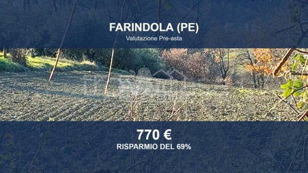 terreno edificabile in vendita a Farindola in zona Trosciano