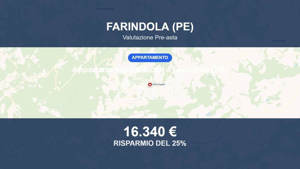appartamento in vendita a Farindola in zona Cupoli