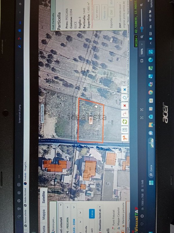 terreno edificabile in vendita a Loreto Aprutino in zona Madonna degli Angeli