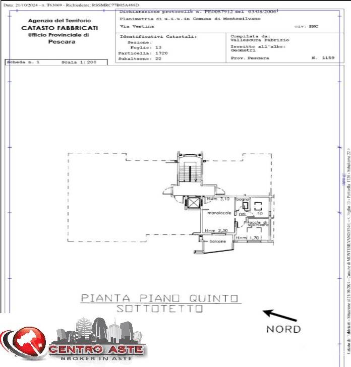 appartamento in vendita a Montesilvano