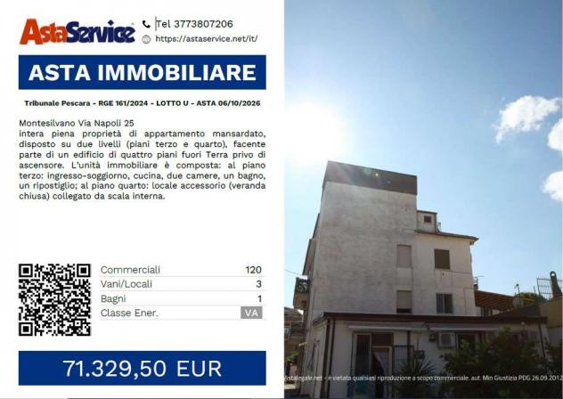 appartamento in vendita a Montesilvano