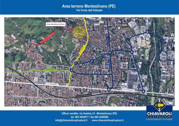 terreno in vendita a Montesilvano in zona Villa Carmine