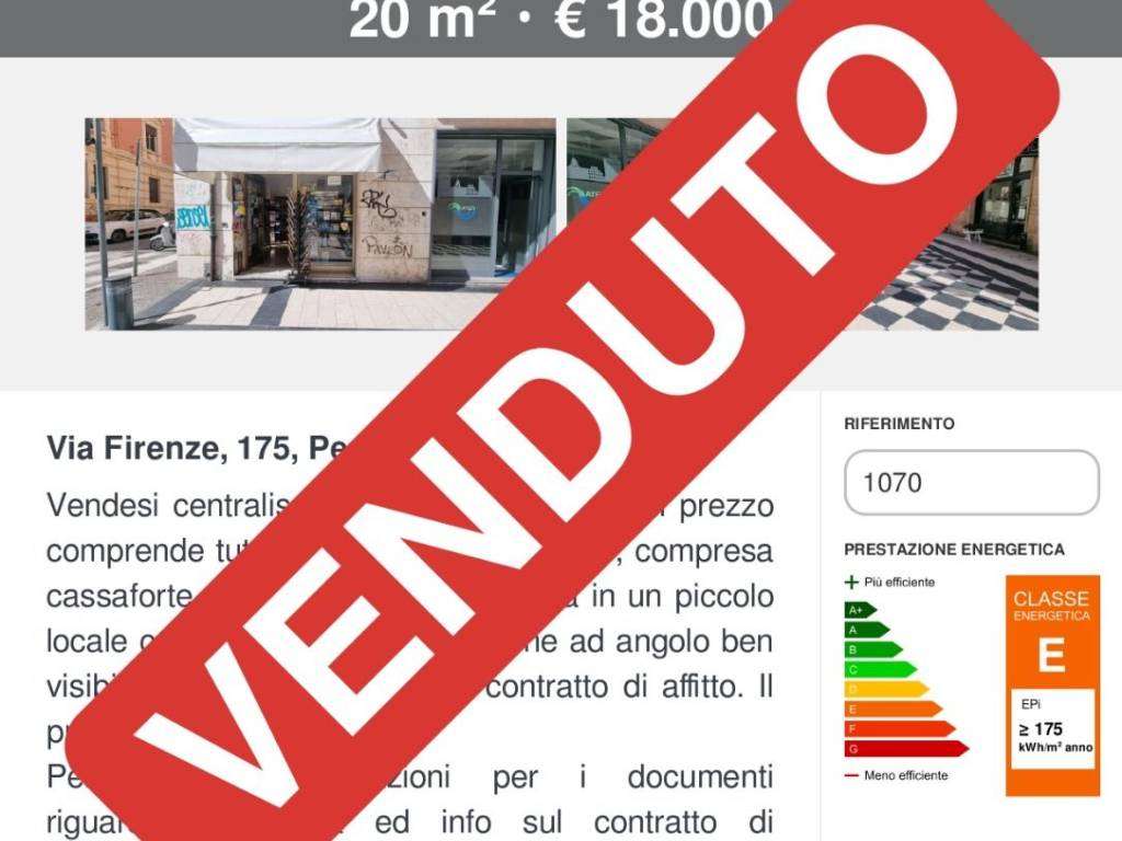 locale commerciale in vendita a Pescara