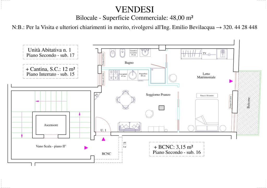 appartamento in vendita a Pescara in zona Centro Città