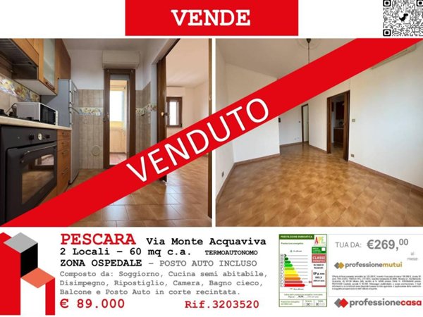 appartamento in vendita a Pescara in zona Ospedale