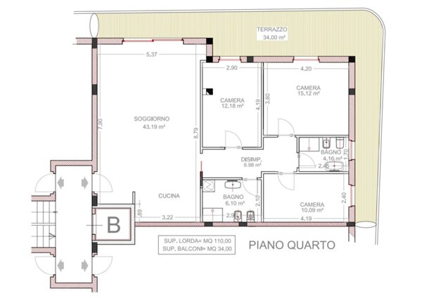 appartamento in vendita a Pescara in zona Centro Città