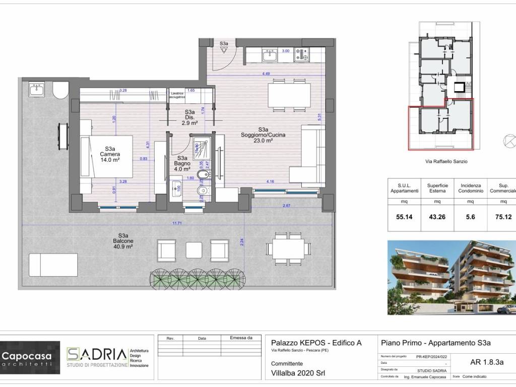 appartamento in vendita a Pescara