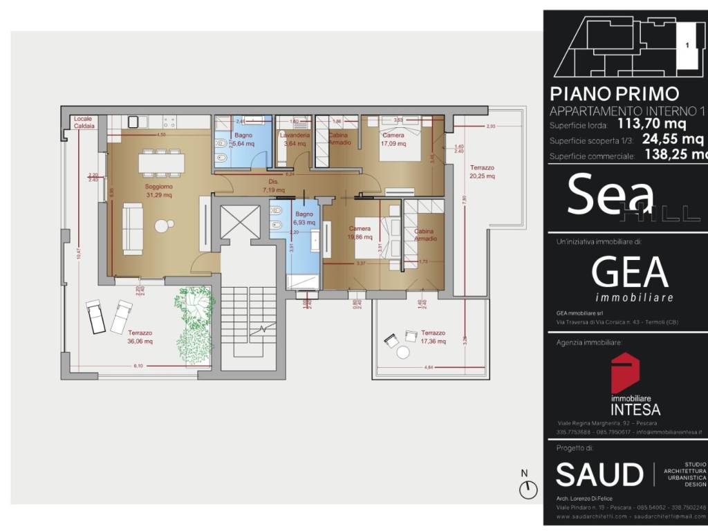 appartamento in vendita a Pescara in zona Colle Innamorati