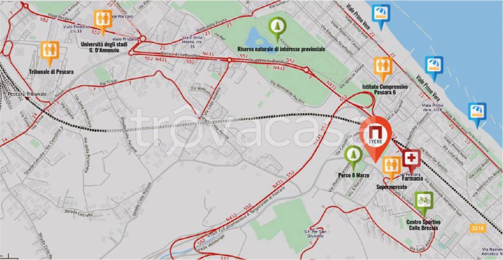 appartamento in vendita a Pescara in zona San Silvestro Spiaggia