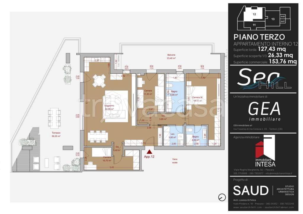 appartamento in vendita a Pescara in zona Colle di Mezzo