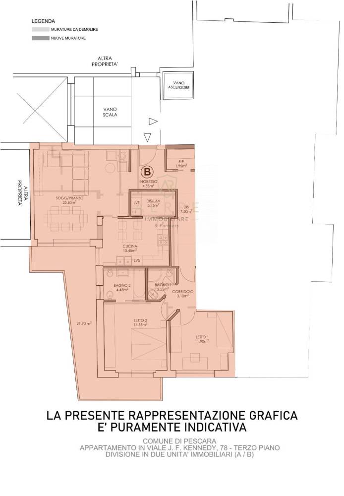appartamento in vendita a Pescara in zona Kennedy