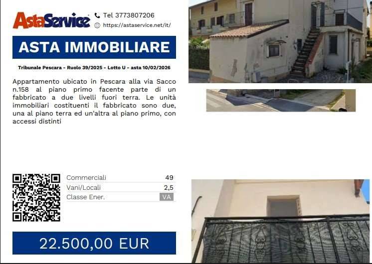 appartamento in vendita a Pescara