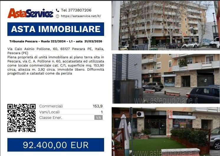 negozio in vendita a Pescara in zona Stadio