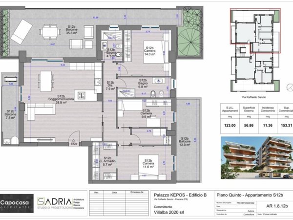 appartamento in vendita a Pescara