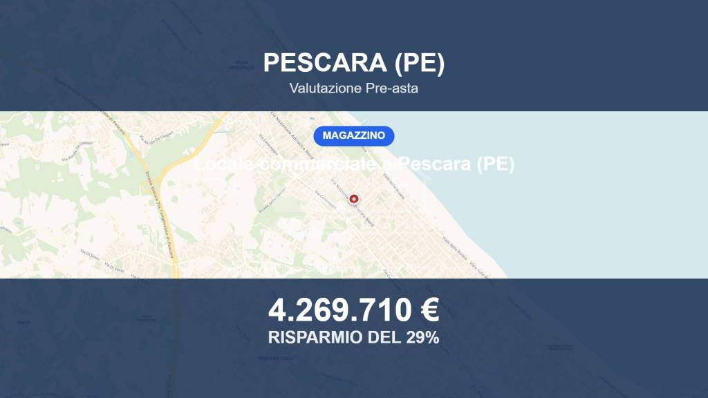 locale commerciale in vendita a Pescara in zona Santa Filomena